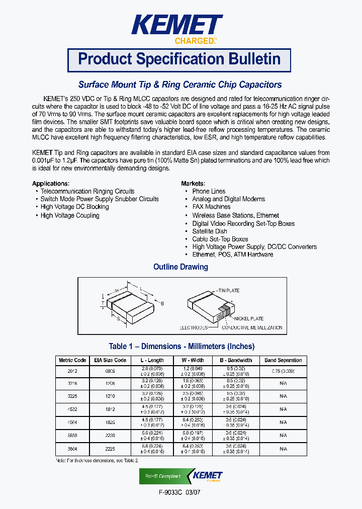 C0805C103MARAC_1223060.PDF Datasheet