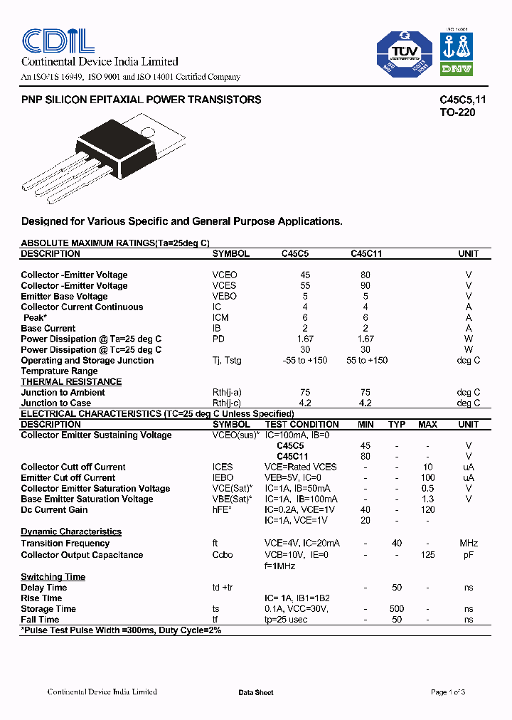 C45C11_1176021.PDF Datasheet