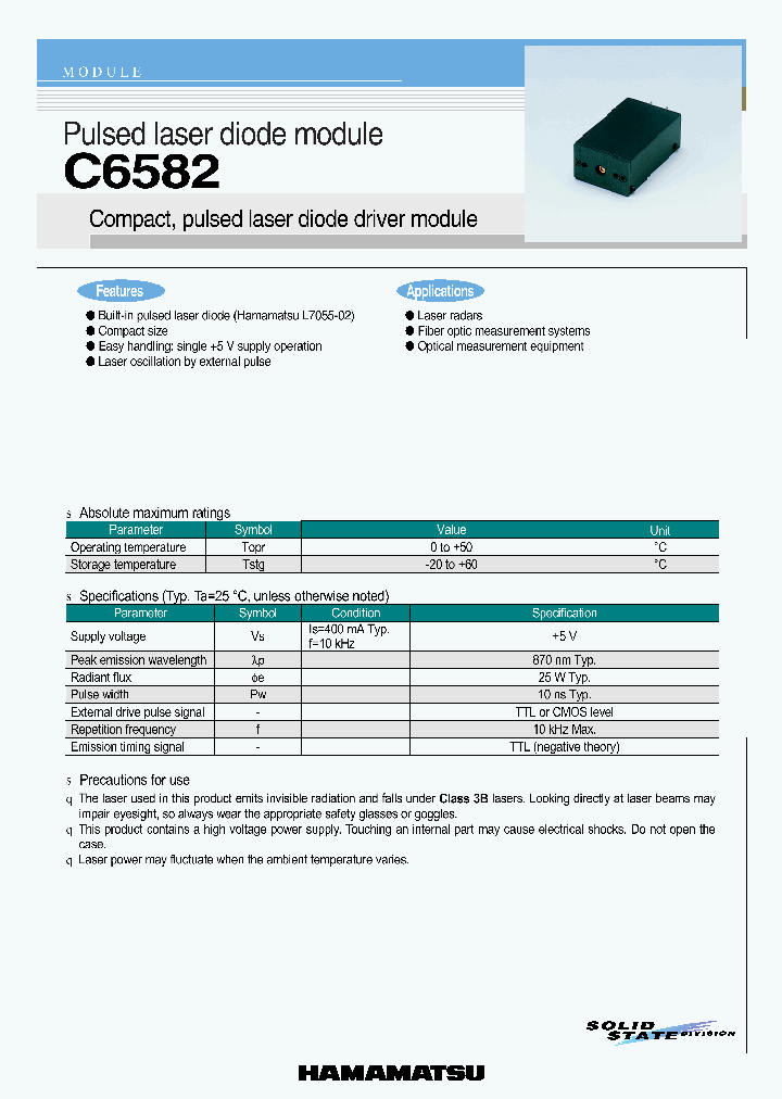 C6582_1223463.PDF Datasheet