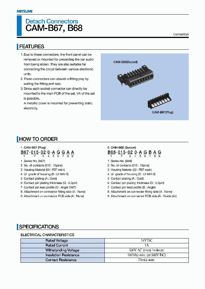 CAM-B67_1223952.PDF Datasheet