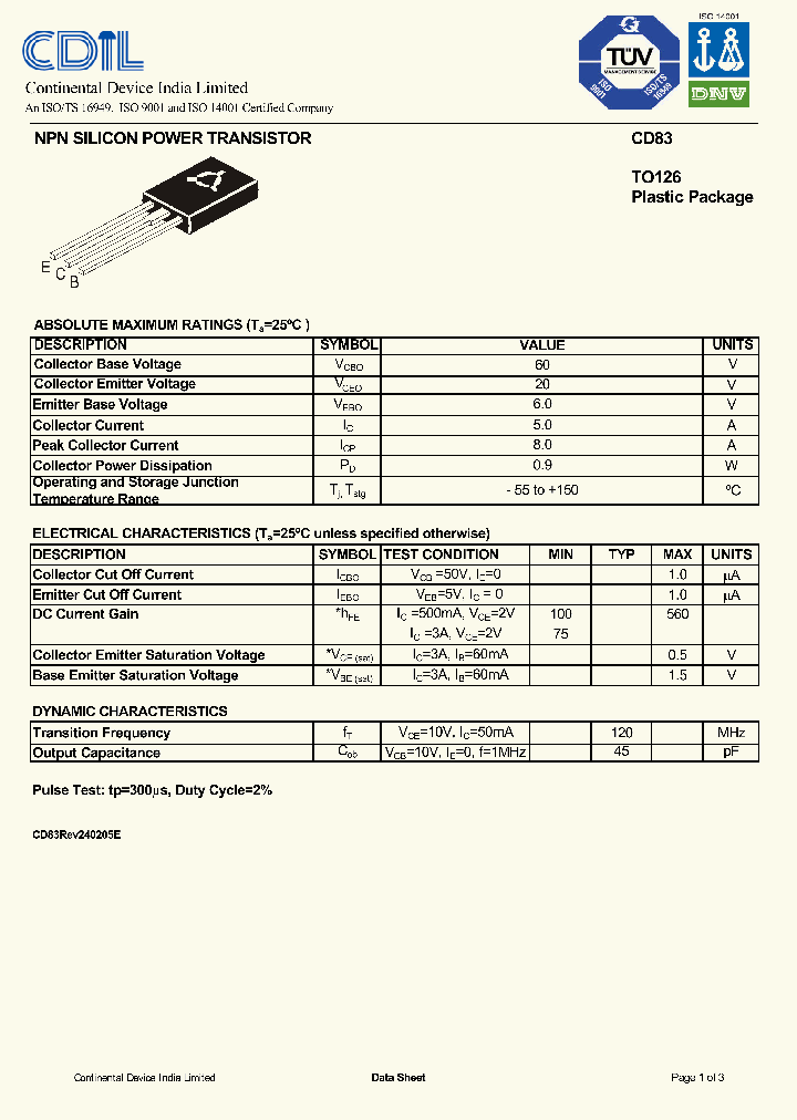 CD83_1031009.PDF Datasheet