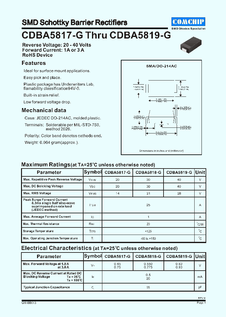 CDBA5819-G_1225169.PDF Datasheet