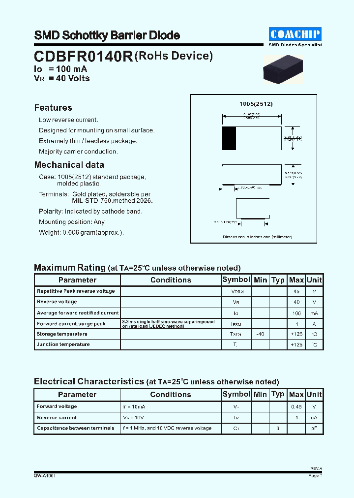 CDBFR0140R_1225200.PDF Datasheet