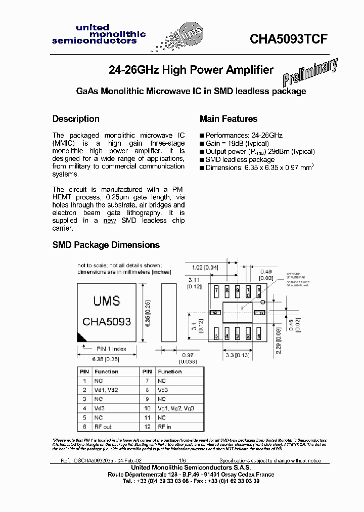 CHA5093TCF24_1226144.PDF Datasheet