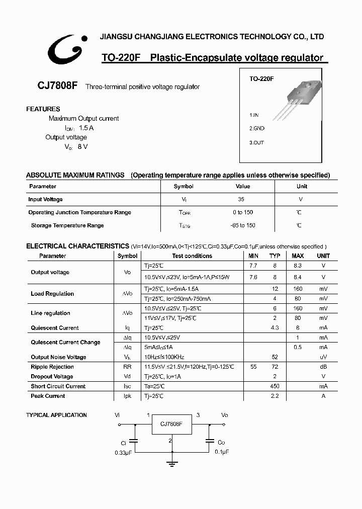CJ7808F-TO-220F_1226247.PDF Datasheet