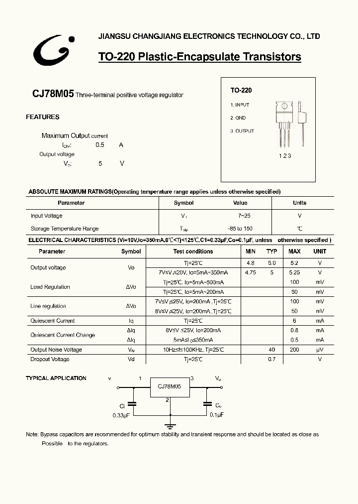 CJ78M05-TO-220_1226279.PDF Datasheet