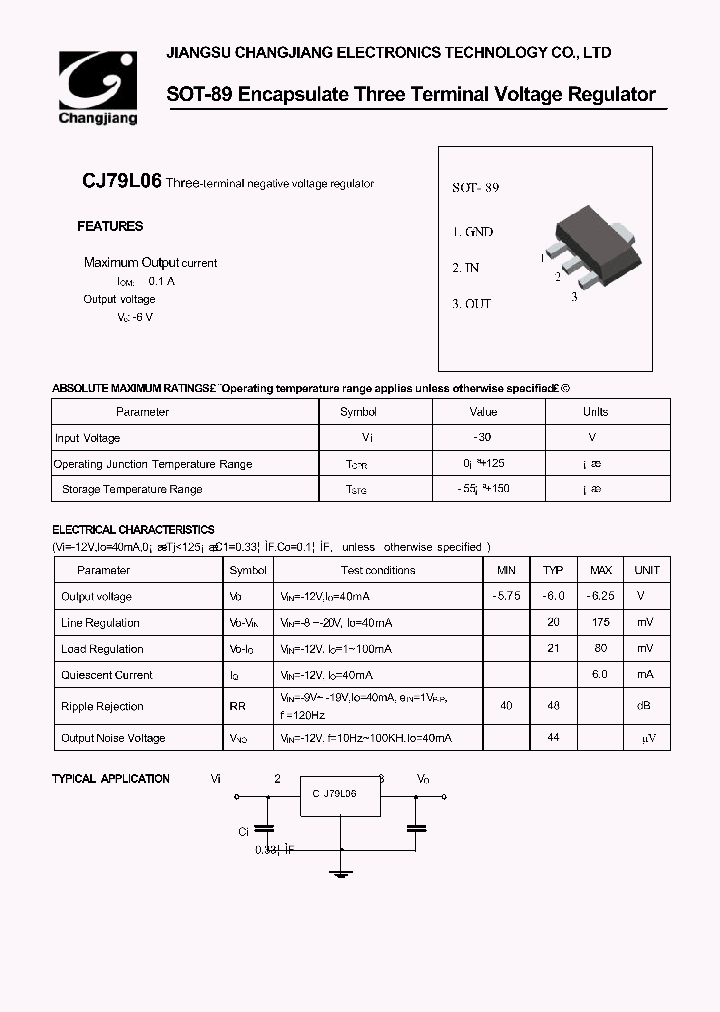 CJ79L06-SOT-89_1226302.PDF Datasheet