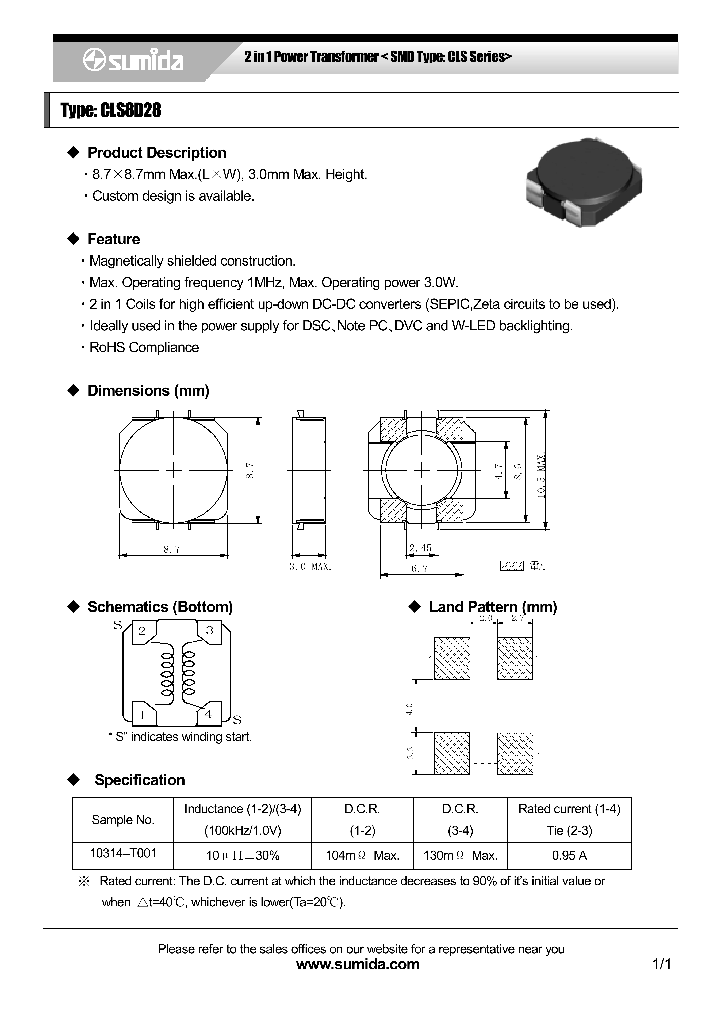 CLS8D28_1226575.PDF Datasheet