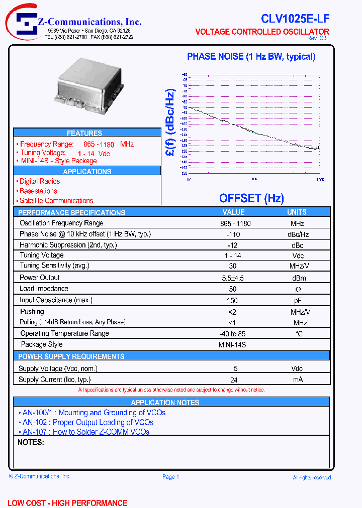CLV1025E-LF_1226598.PDF Datasheet