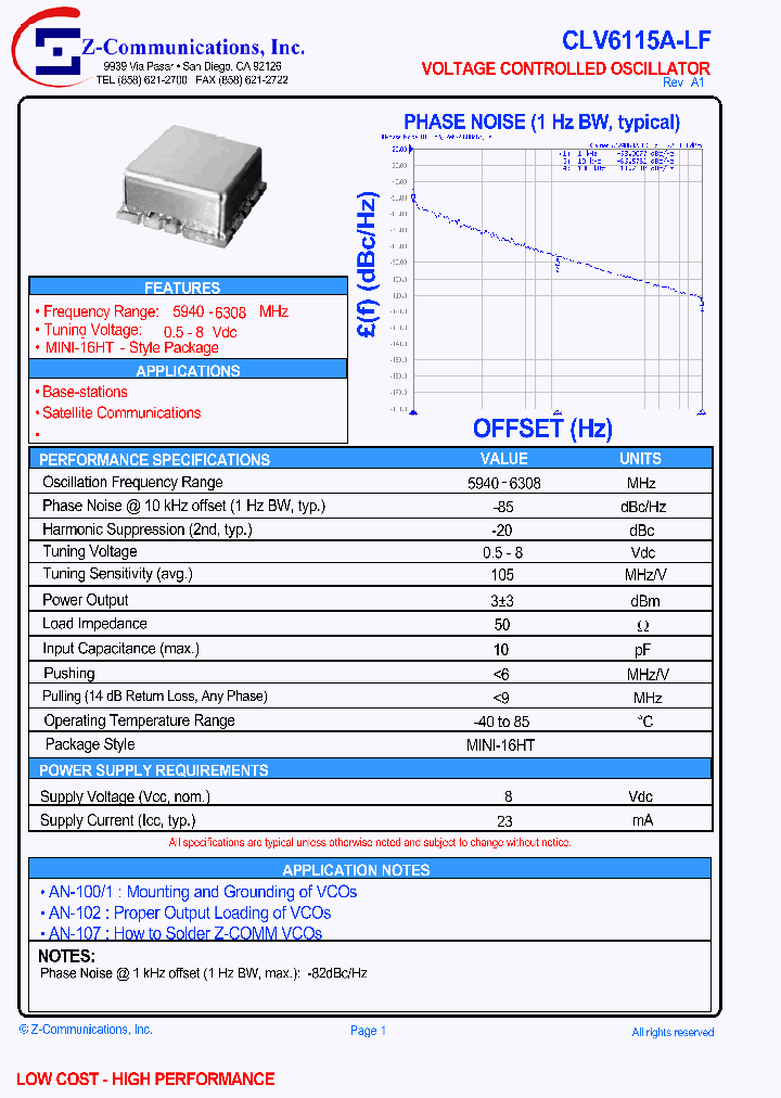 CLV6115A-LF_1226648.PDF Datasheet