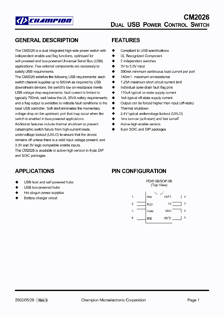 CM2026IS_1226829.PDF Datasheet