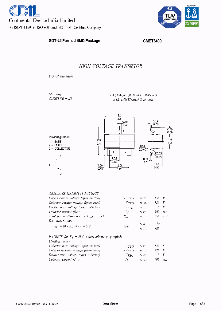 CMBT5400_1175880.PDF Datasheet