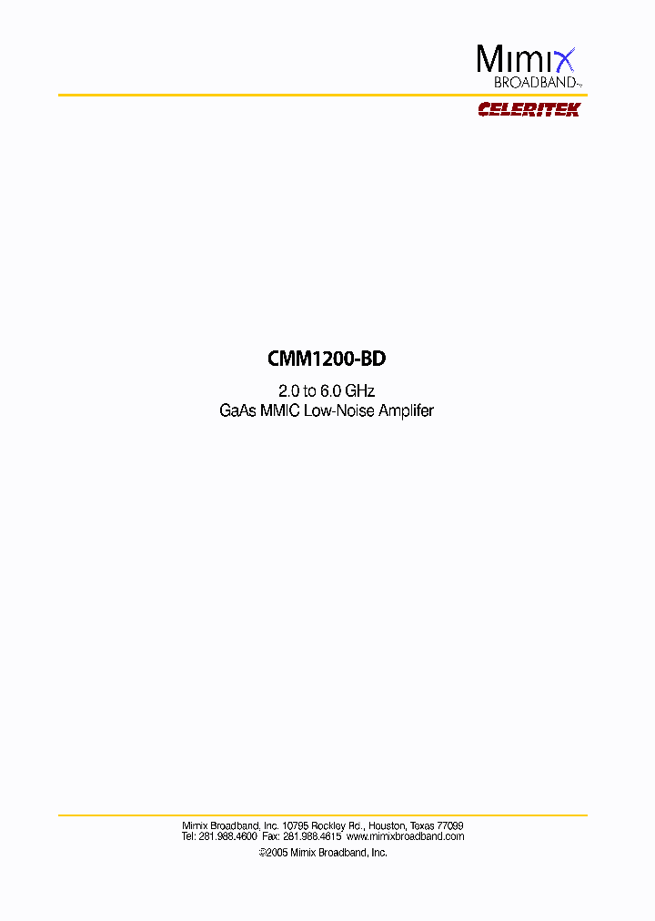 CMM1200-BD_1116277.PDF Datasheet