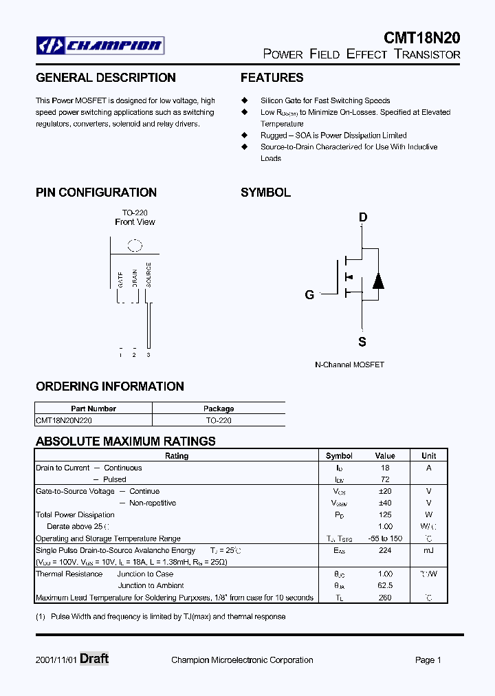 CMT18N20N220_1227523.PDF Datasheet