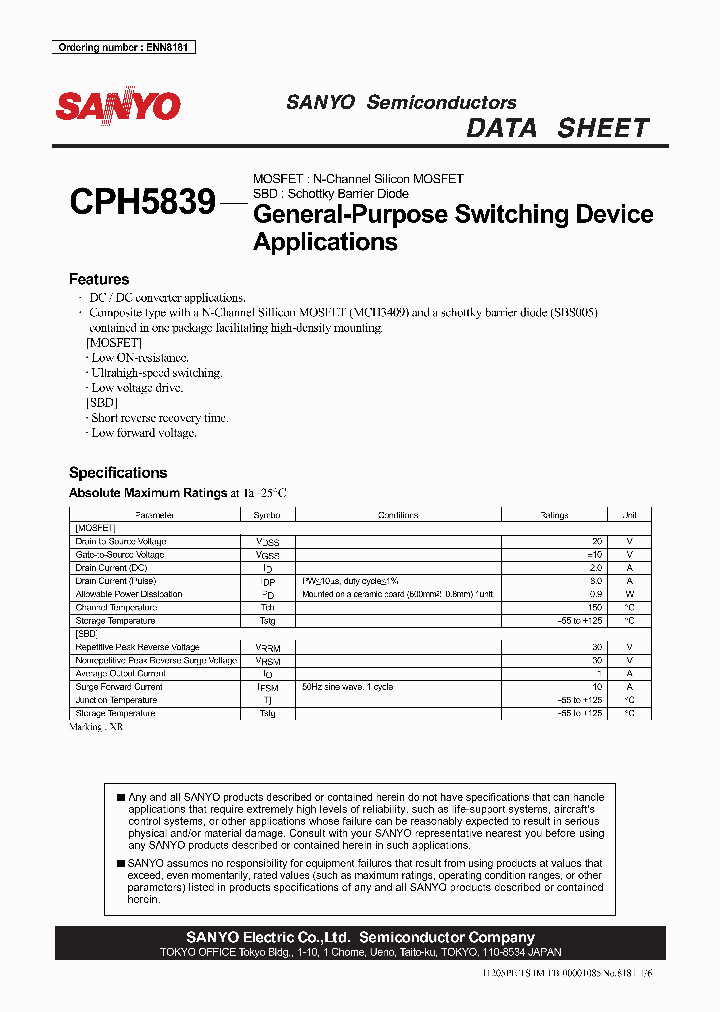 CPH5839_1089301.PDF Datasheet