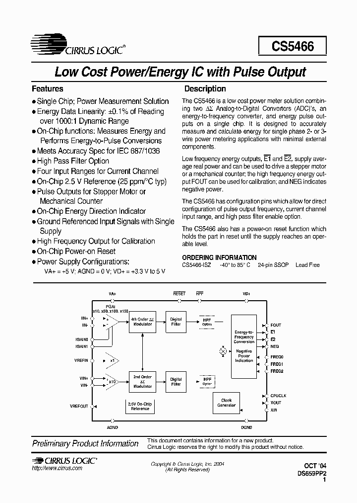 CS5466_1112910.PDF Datasheet