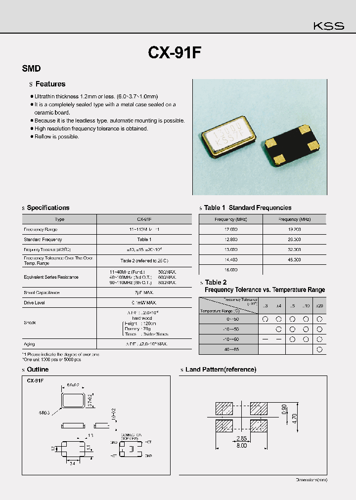 CX-91F_1229495.PDF Datasheet
