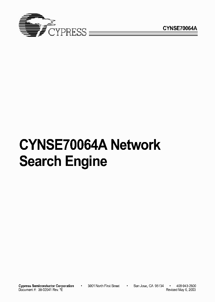 CYNSE70064A-83BGC_1230746.PDF Datasheet