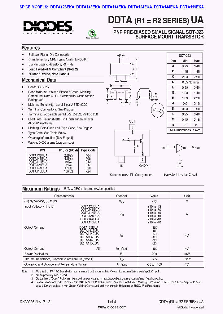 DDTA144EUA-7-F_1231955.PDF Datasheet