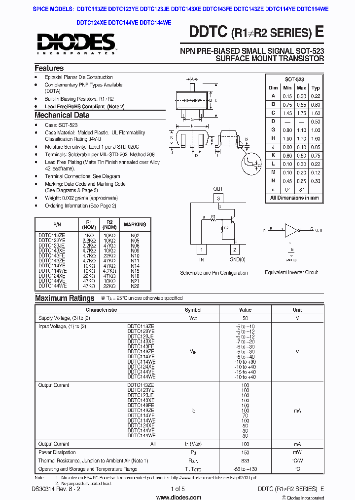 DDTC144WE-7-F_1232024.PDF Datasheet