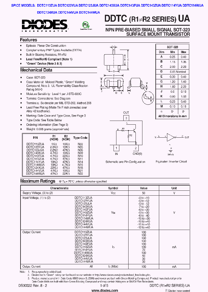 DDTC144WUA-7-F_1232028.PDF Datasheet