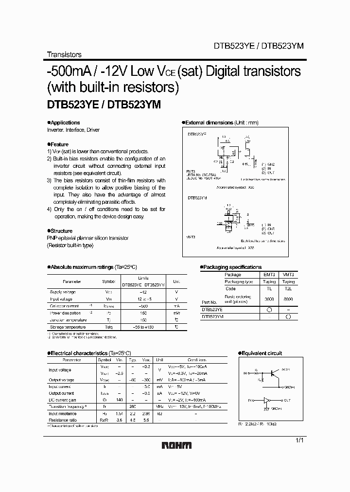 DTB523YM_1235071.PDF Datasheet