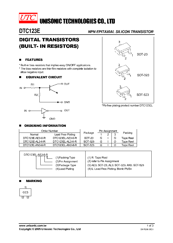 DTC123EL-AN3-6-R_1235121.PDF Datasheet