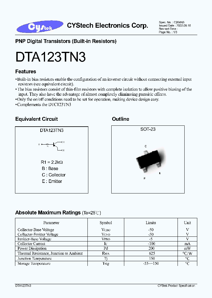 DTC123TN3_1235128.PDF Datasheet