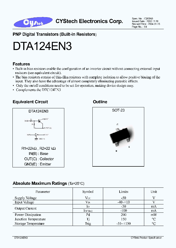 DTC124EN3_1235136.PDF Datasheet