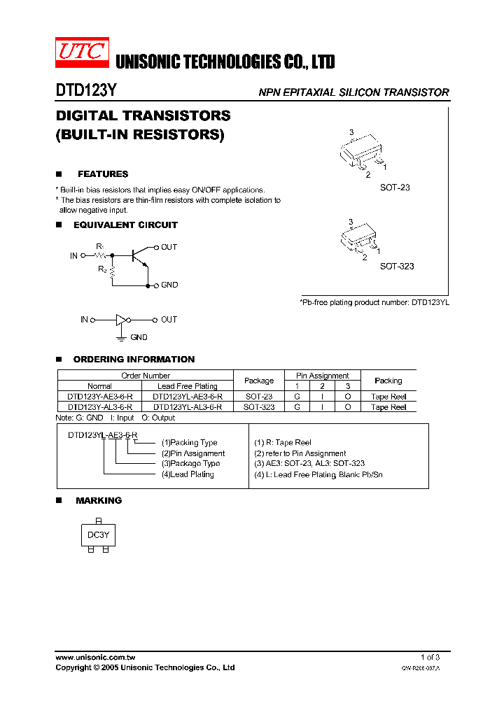 DTD123Y_1093138.PDF Datasheet