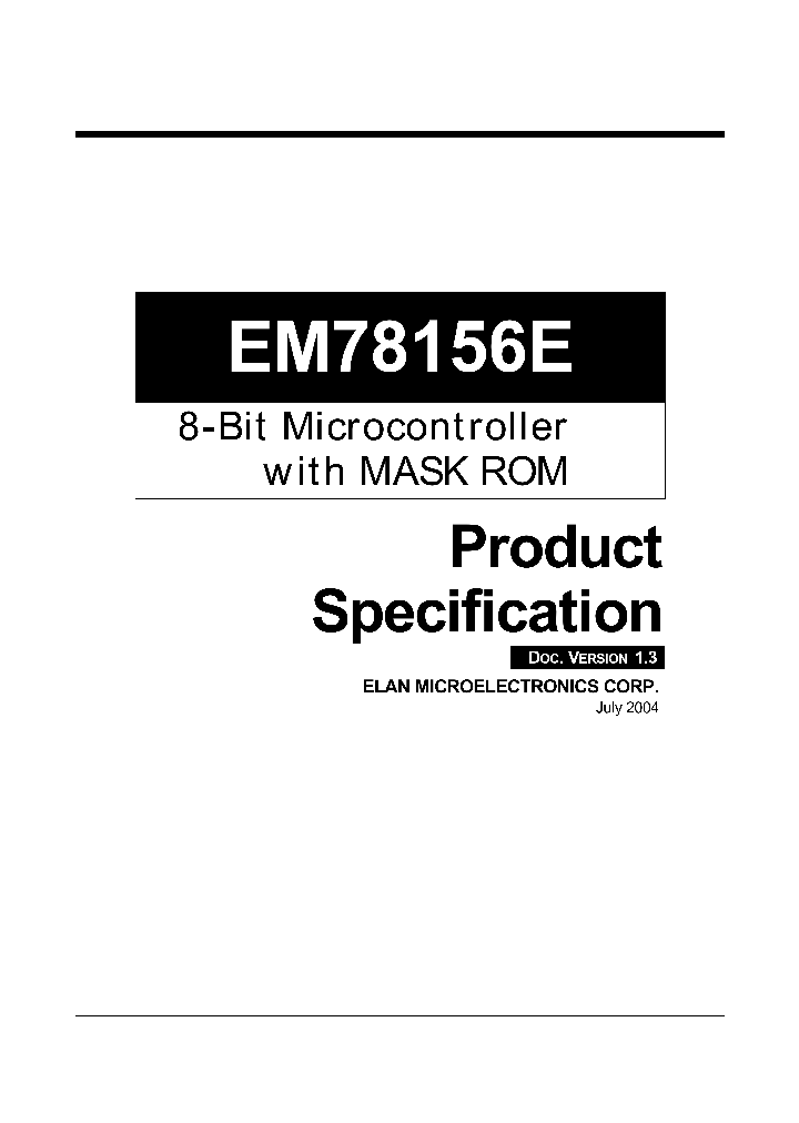 EM78156E_1029923.PDF Datasheet