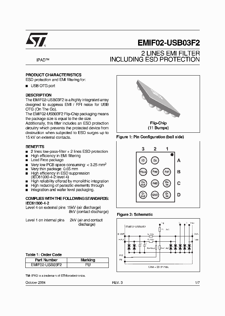 EMIF02-USB03F2_1170379.PDF Datasheet