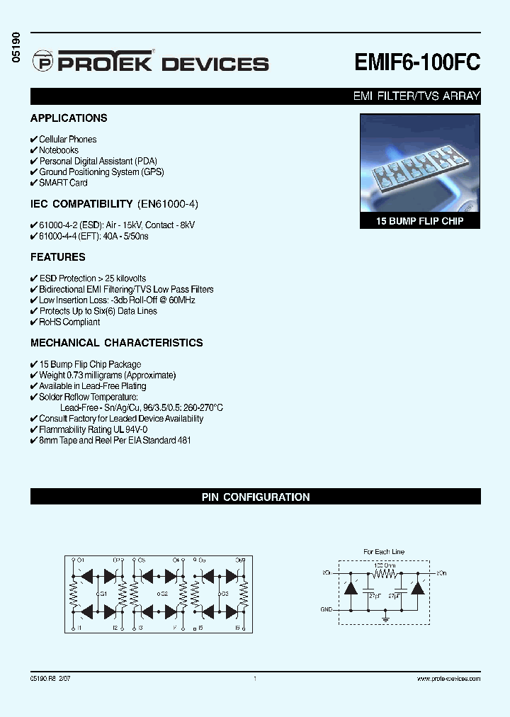 EMIF6-100FC07_1237261.PDF Datasheet