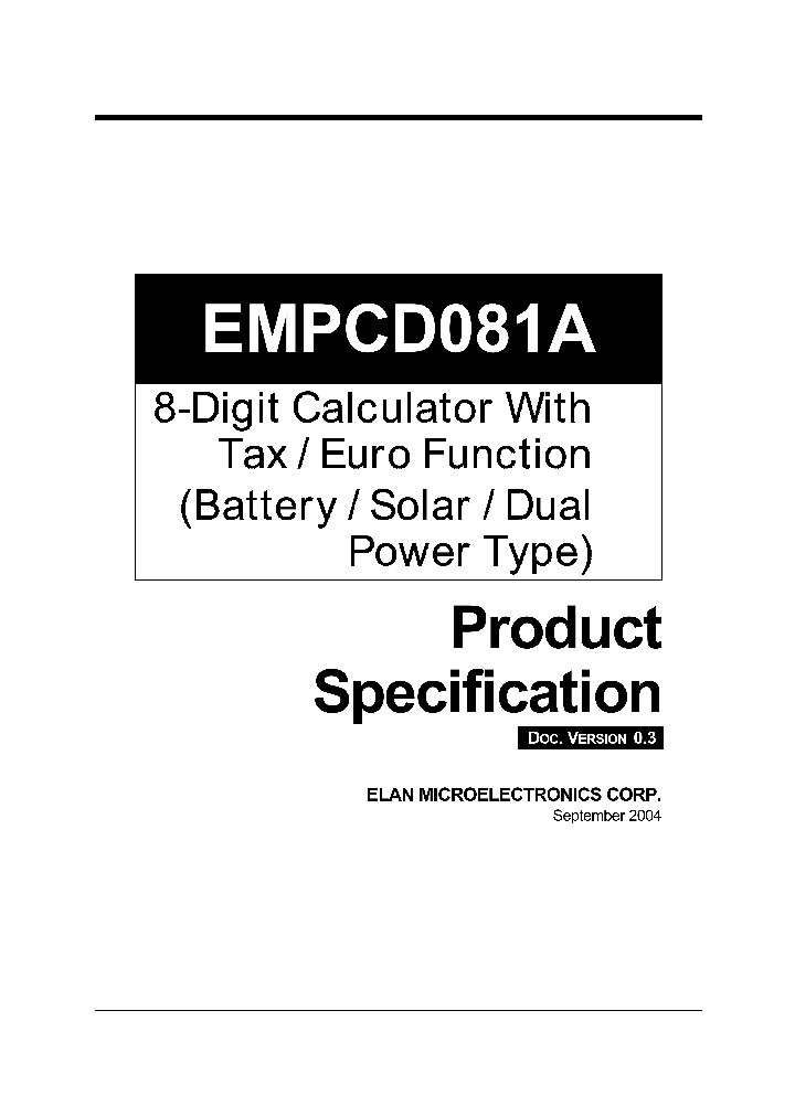 EMPCD081A_1237275.PDF Datasheet