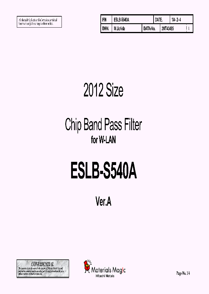 ESLB-S540A_1237948.PDF Datasheet