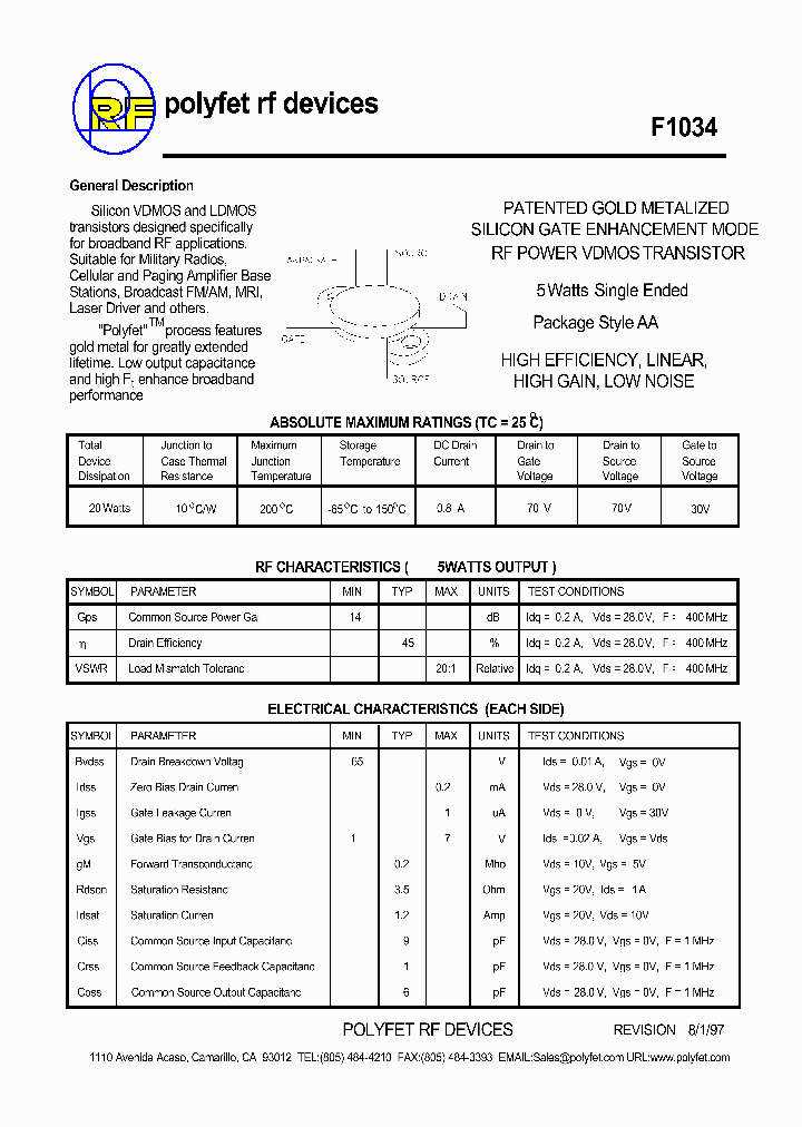 F1034_1238484.PDF Datasheet