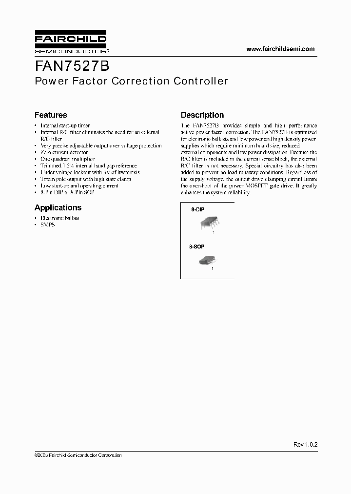 FAN7527B03_1068079.PDF Datasheet