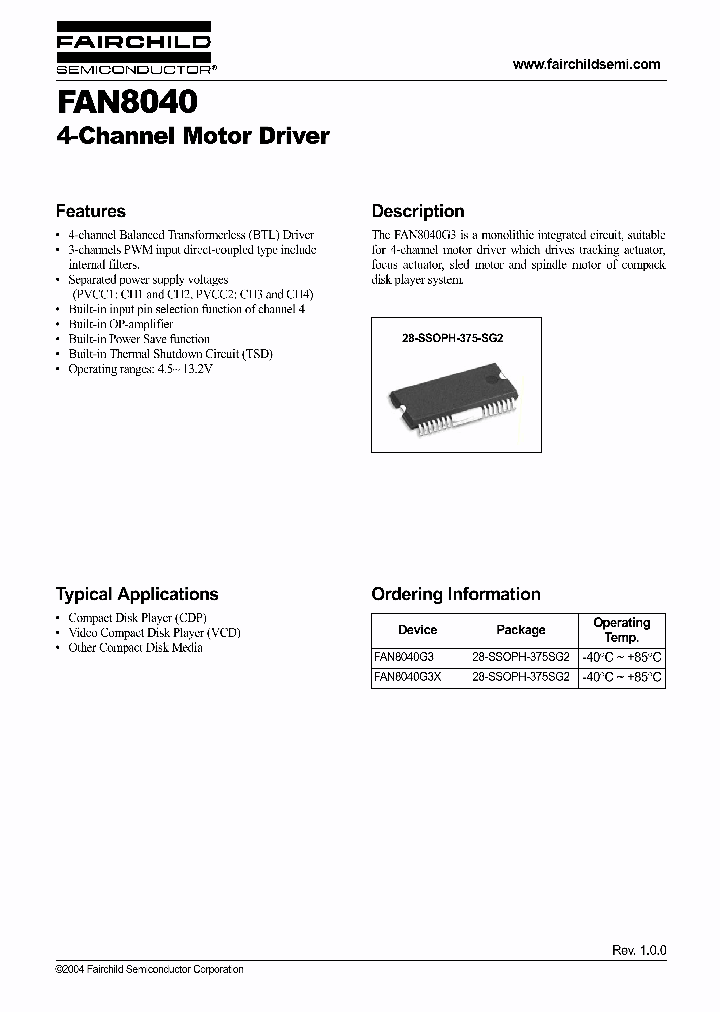 FAN8040_1179070.PDF Datasheet