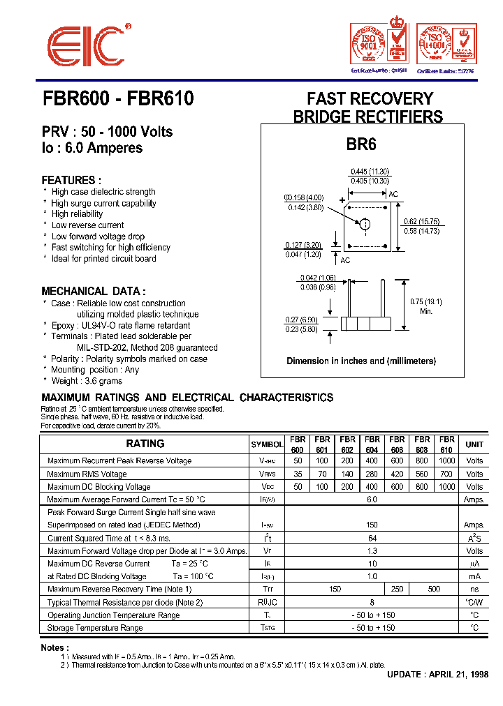 FBR600_917676.PDF Datasheet