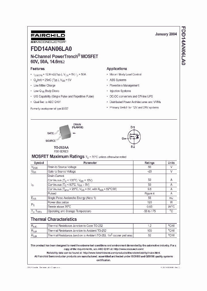 FDD14AN06LA0_1239328.PDF Datasheet