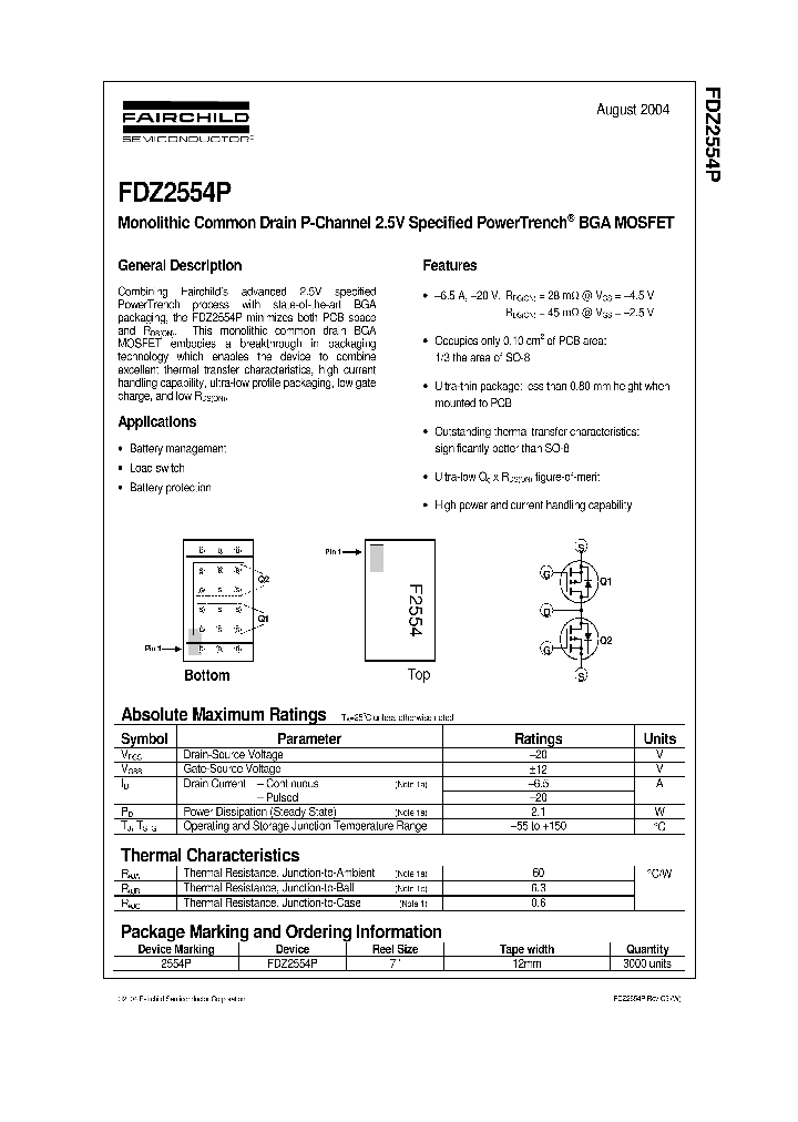 FDZ2554P_1239896.PDF Datasheet