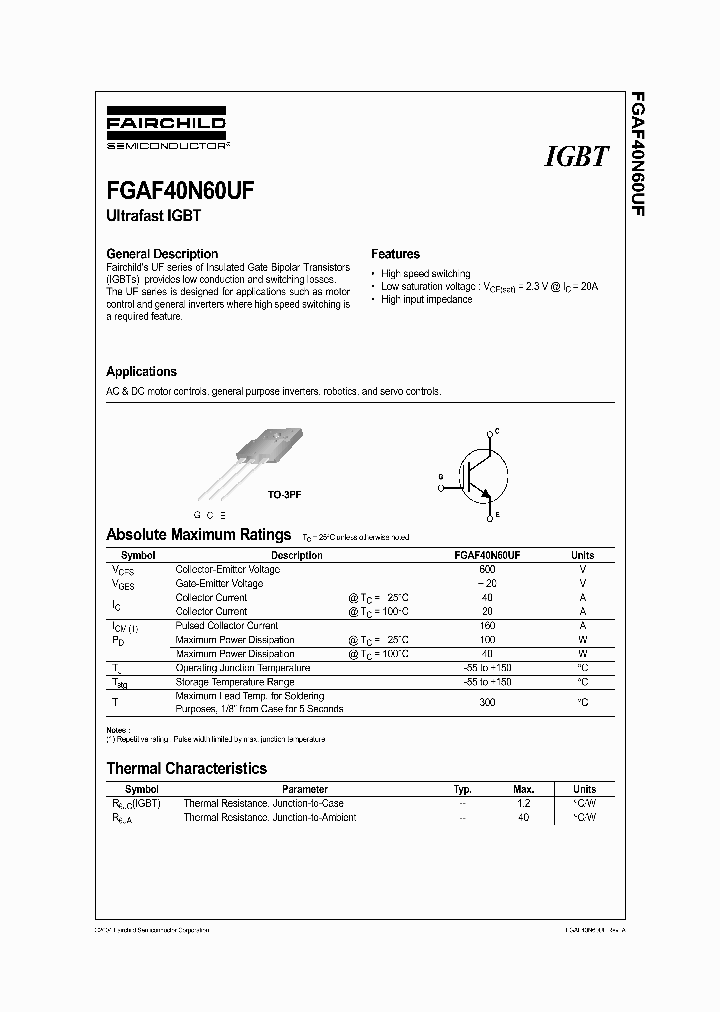FGAF40N60UF_1240118.PDF Datasheet