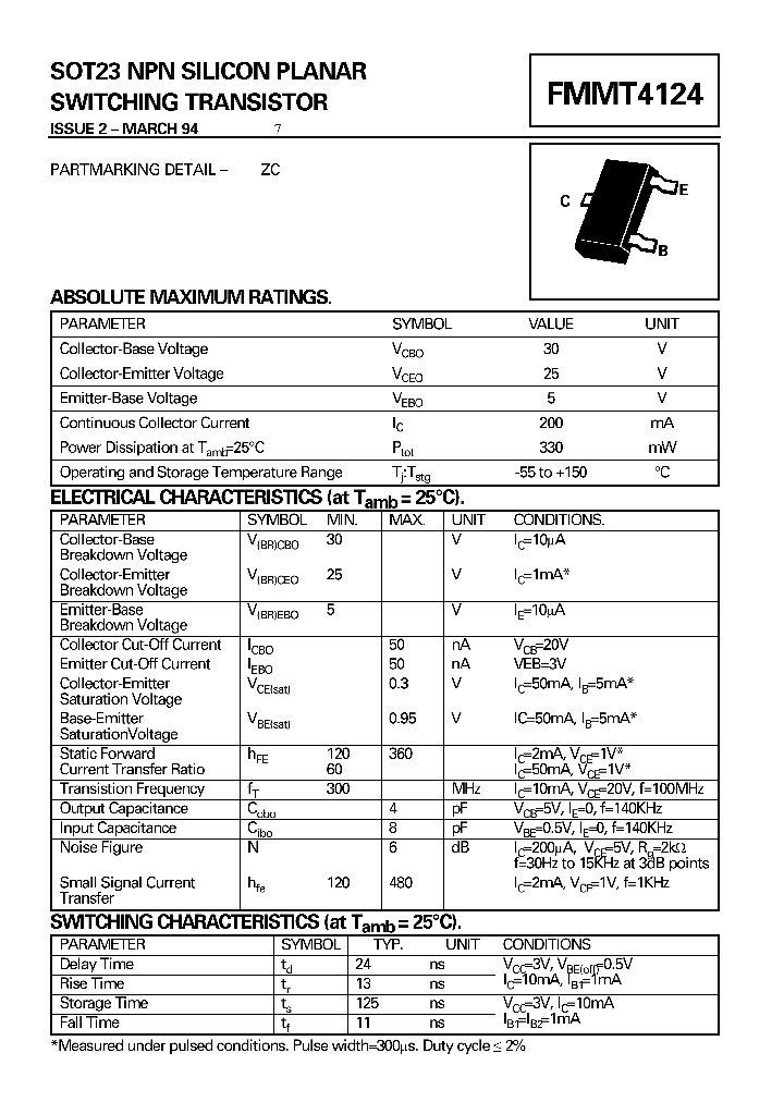 FMMT4124_1085134.PDF Datasheet