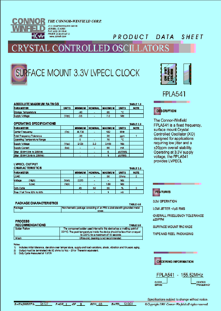 FPLA541_1241366.PDF Datasheet