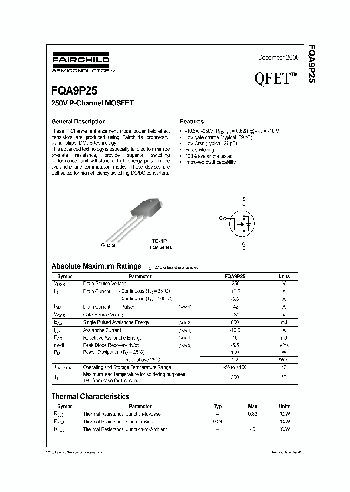 FQA9P25_1170608.PDF Datasheet