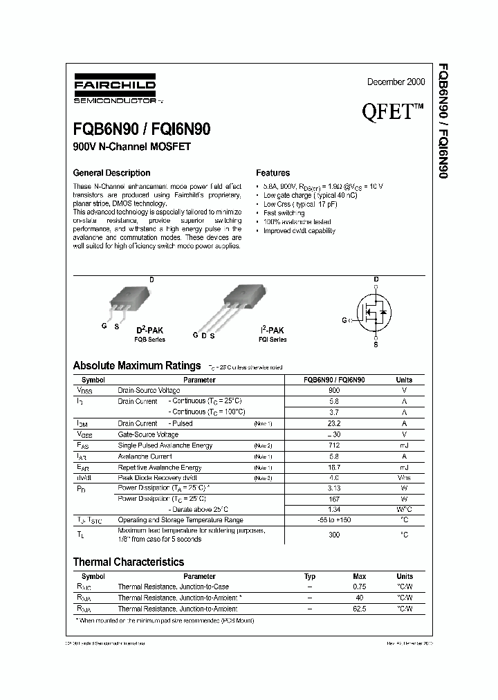 FQI6N90_1241657.PDF Datasheet