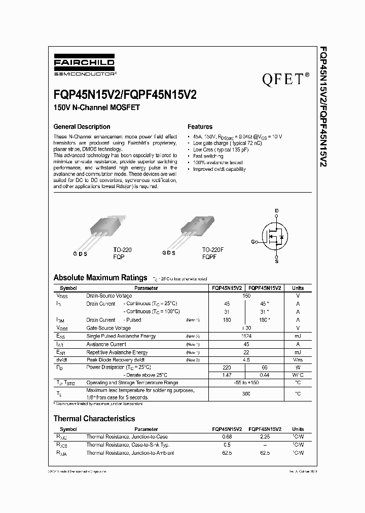 FQPF45N15V2_1241866.PDF Datasheet