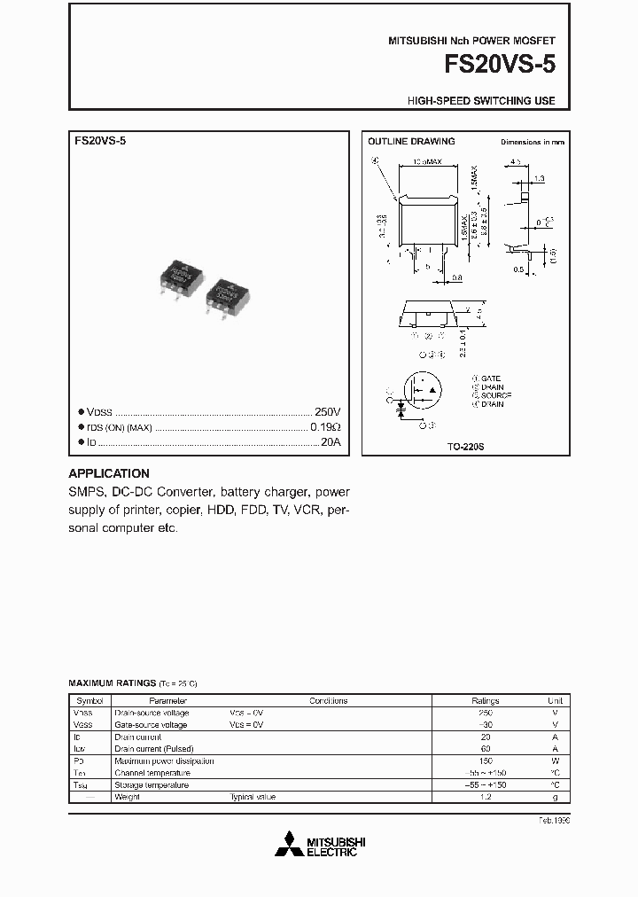 FS20VS-5_1242481.PDF Datasheet