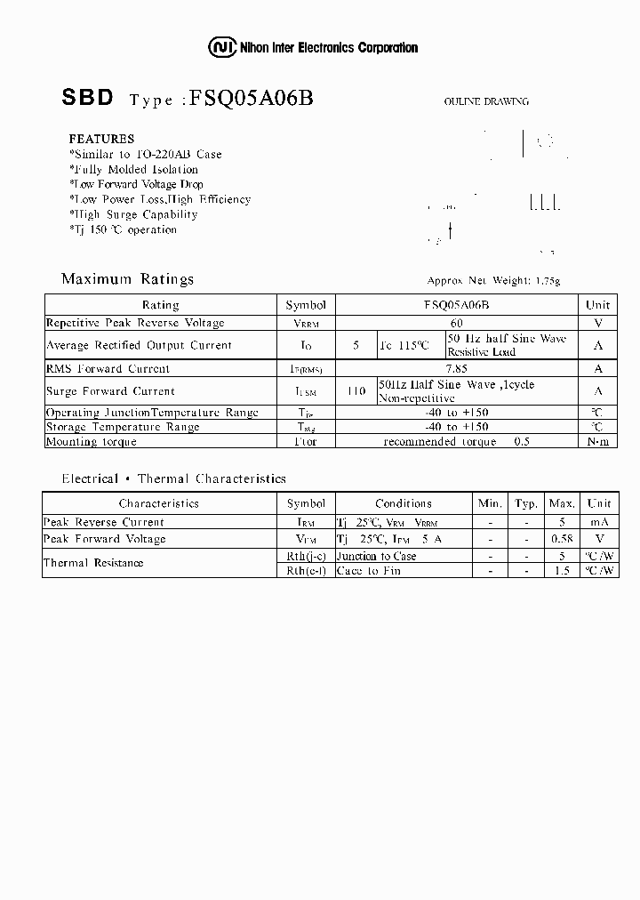 FSQ05A06B_1058330.PDF Datasheet