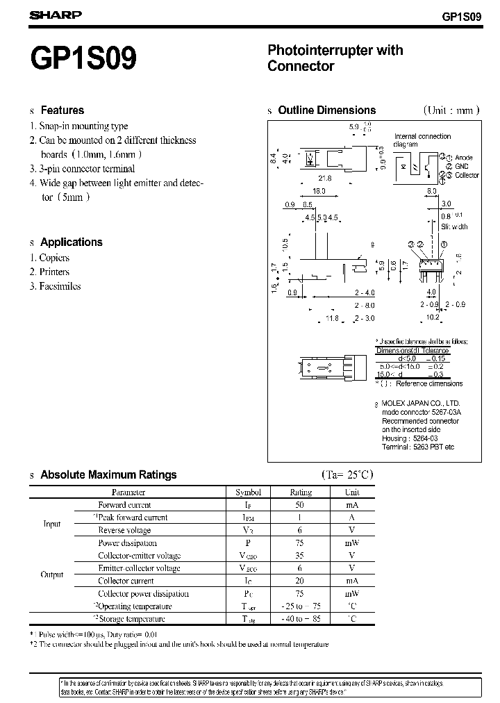 GP1S09_1245522.PDF Datasheet